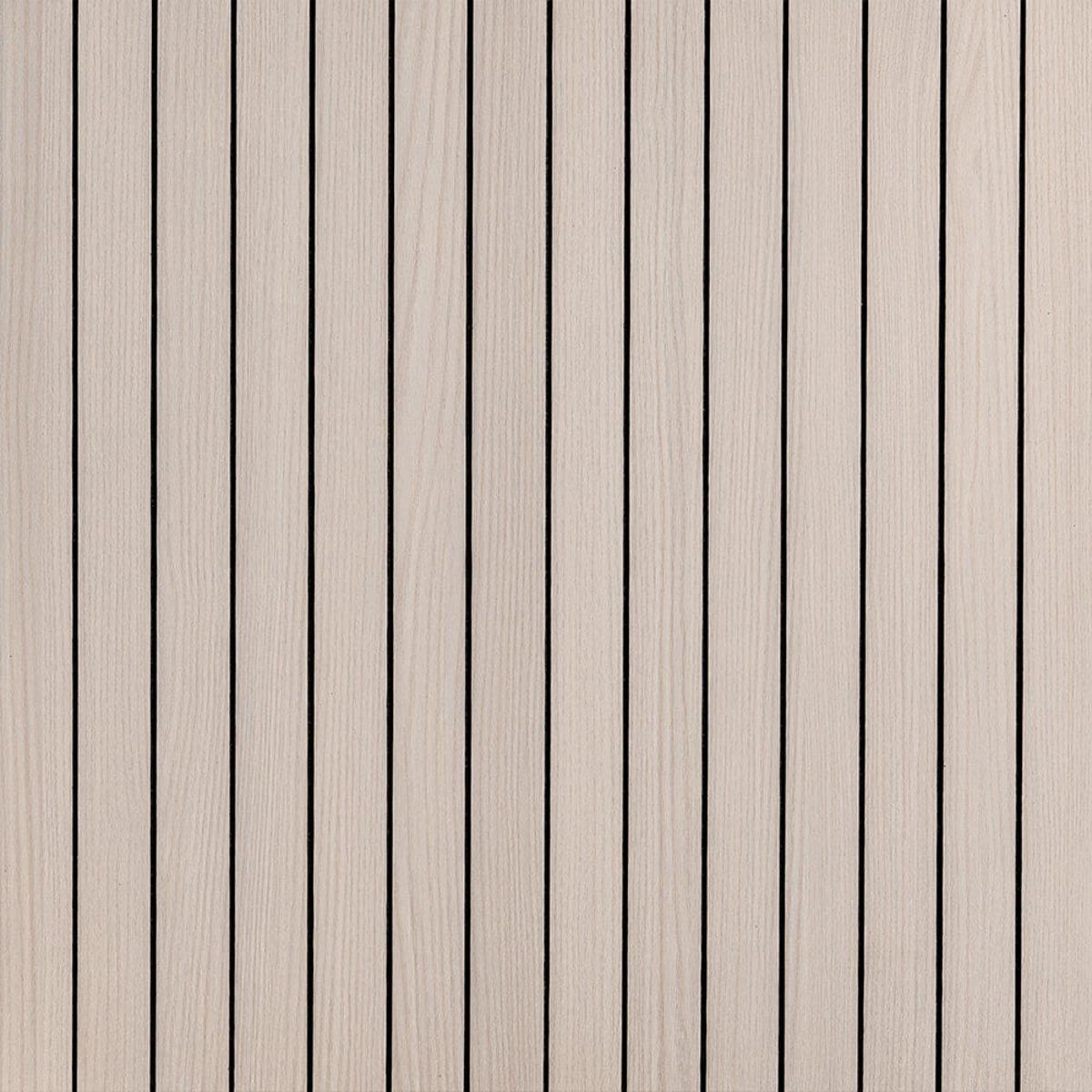 Реечная панели виниловая самоклеющаяся 600х600х2,8 мм Ясень кремовый (SW-00002199)