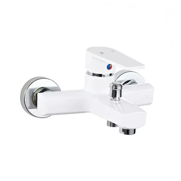 Смеситель для ванны SLAT SLT-A009W Белый/Хром (SQ-1036006) Смеситель для ванны SLAT SLT-A009W Белый/Хром (SQ-1036006)