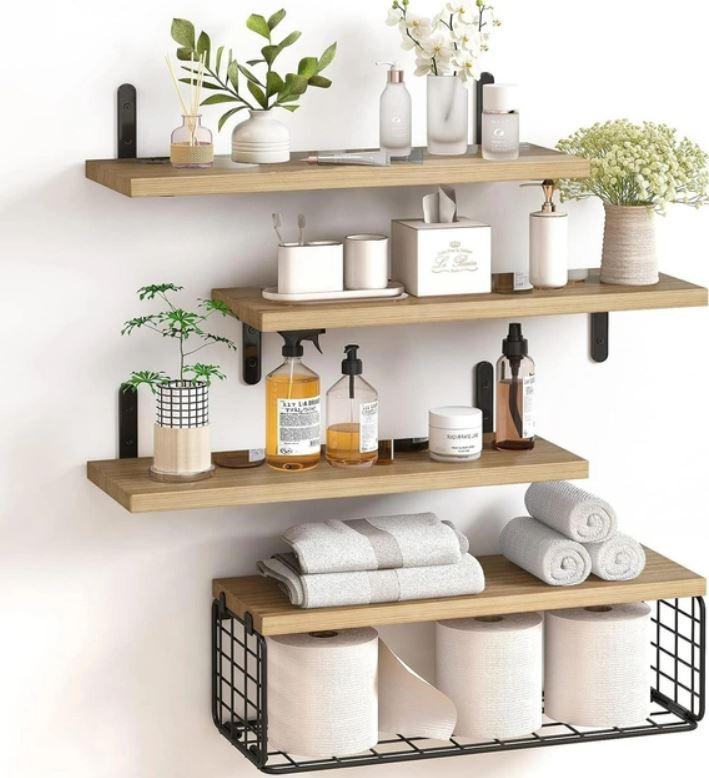 Комплект полок лофт Urbanset деревянные 4 шт. (B093)