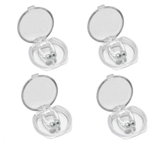 Устройство от храпа зажим на нос унисекс 4 шт. (40_065)