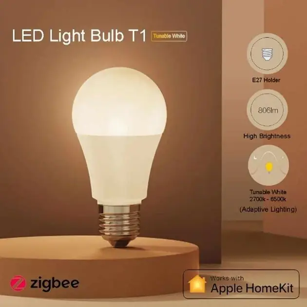 Лампа светодиодная Aqara Smart LED T1 E27 ZNLDP13LM - фото 4