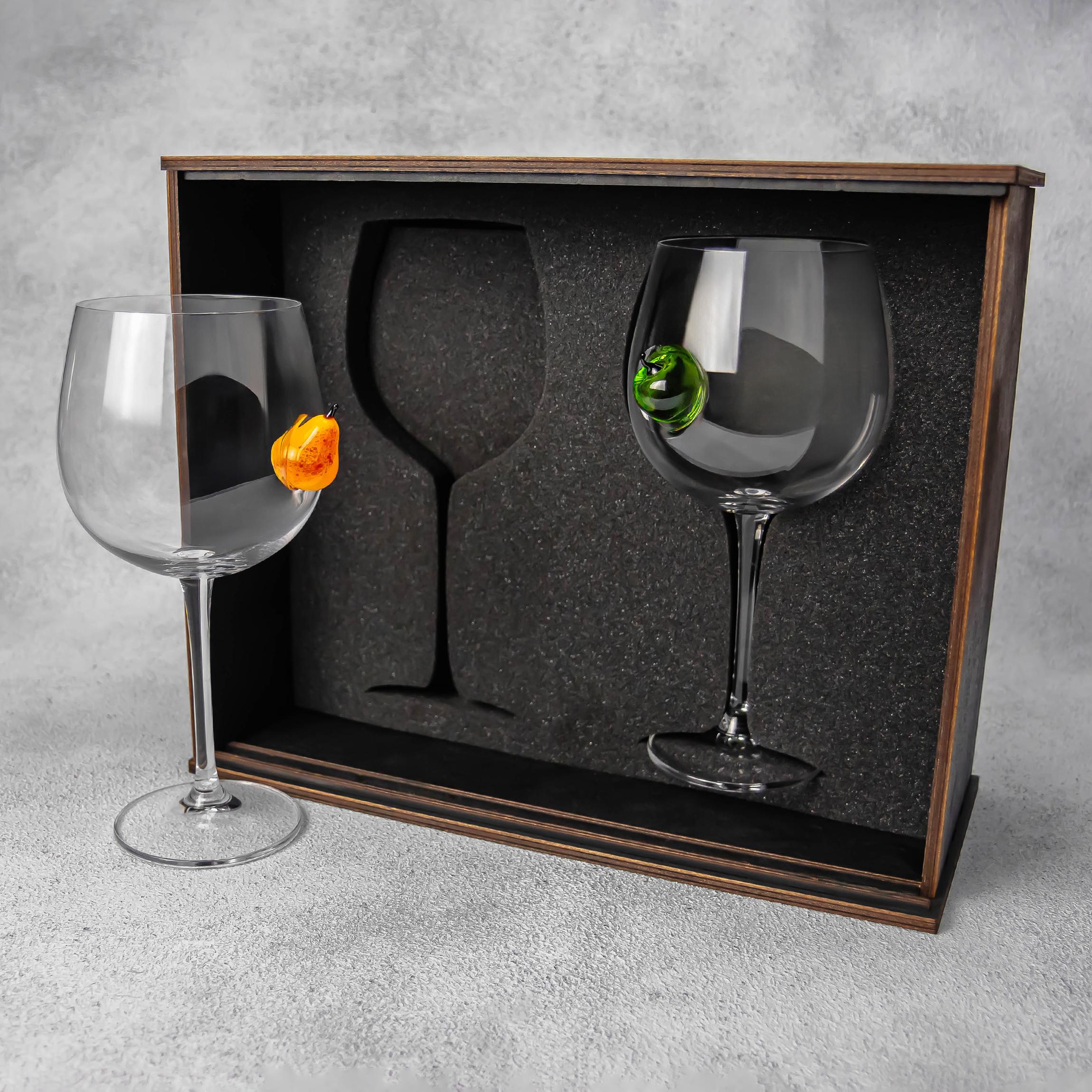 Келихи коктейльні VSKLO з грушею та яблуком 670 мл 2 шт. (31548933)