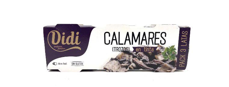 Кальмари в чорнилі Didi 240 г 3х80 г (13352555)