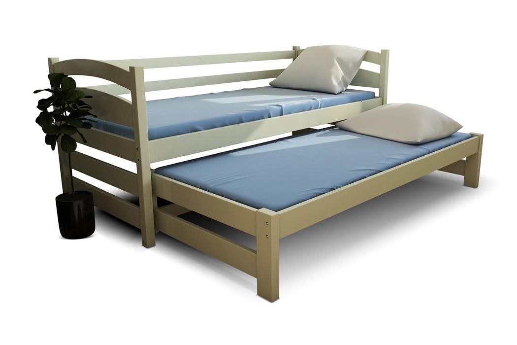 Ліжко односпальне Luna Бонні Duo з додатковим спальним місцем/бортиком 80х160 см Слонова кістка (49470) Ліжко односпальне Luna Бонні Duo з додатковим спальним місцем/бортиком 80х160 см Слонова кістка (49470)