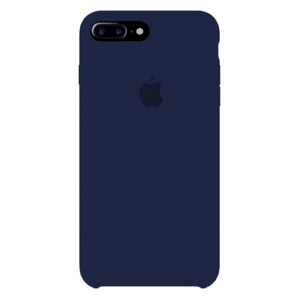 Силиконовый Чехол Накладка Silicone Case для iPhone 8 Plus/7 Plus Dark Blue