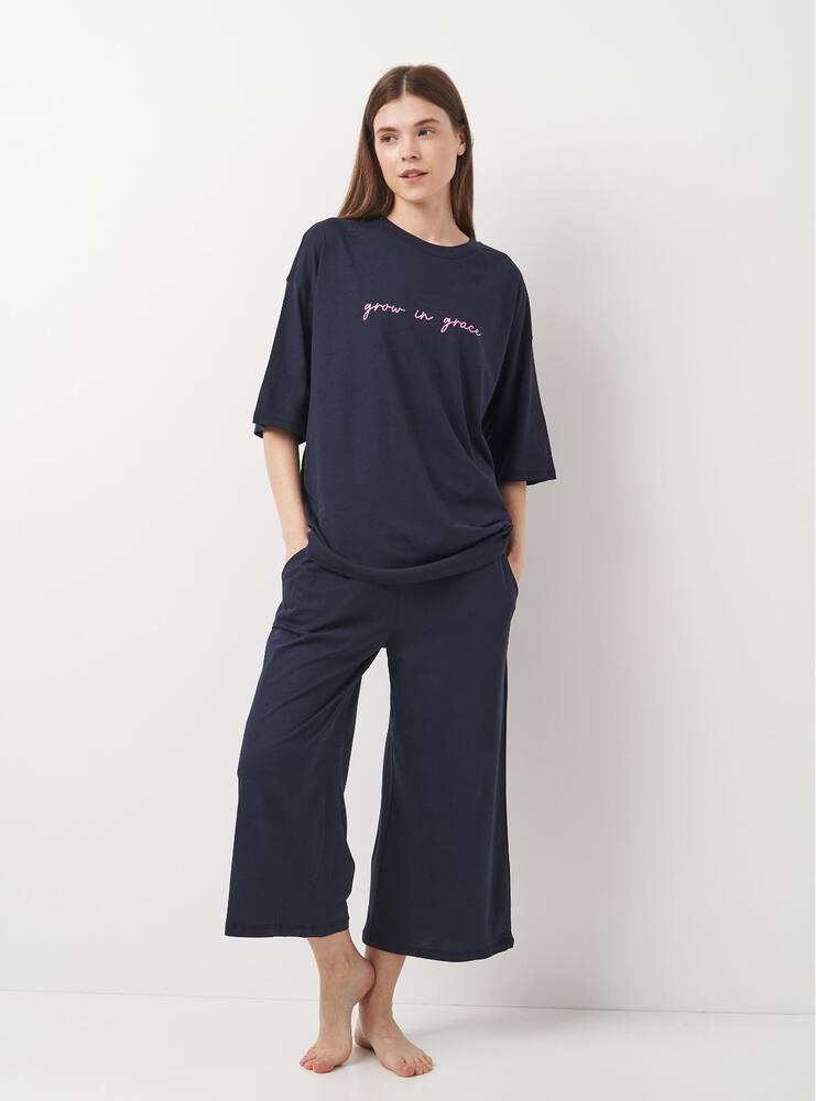 Піжама Angels Secret 20430x51 жіноча L Темно-синій - фото 3 Піжама Angels Secret 20430x51 жіноча L Темно-синій - фото 3