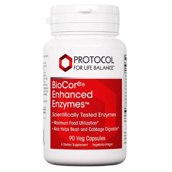 Ферменты пищевые Protocol for Life Balance Biocore Enhanced Enzymes 90 вег. капс. (23713044)