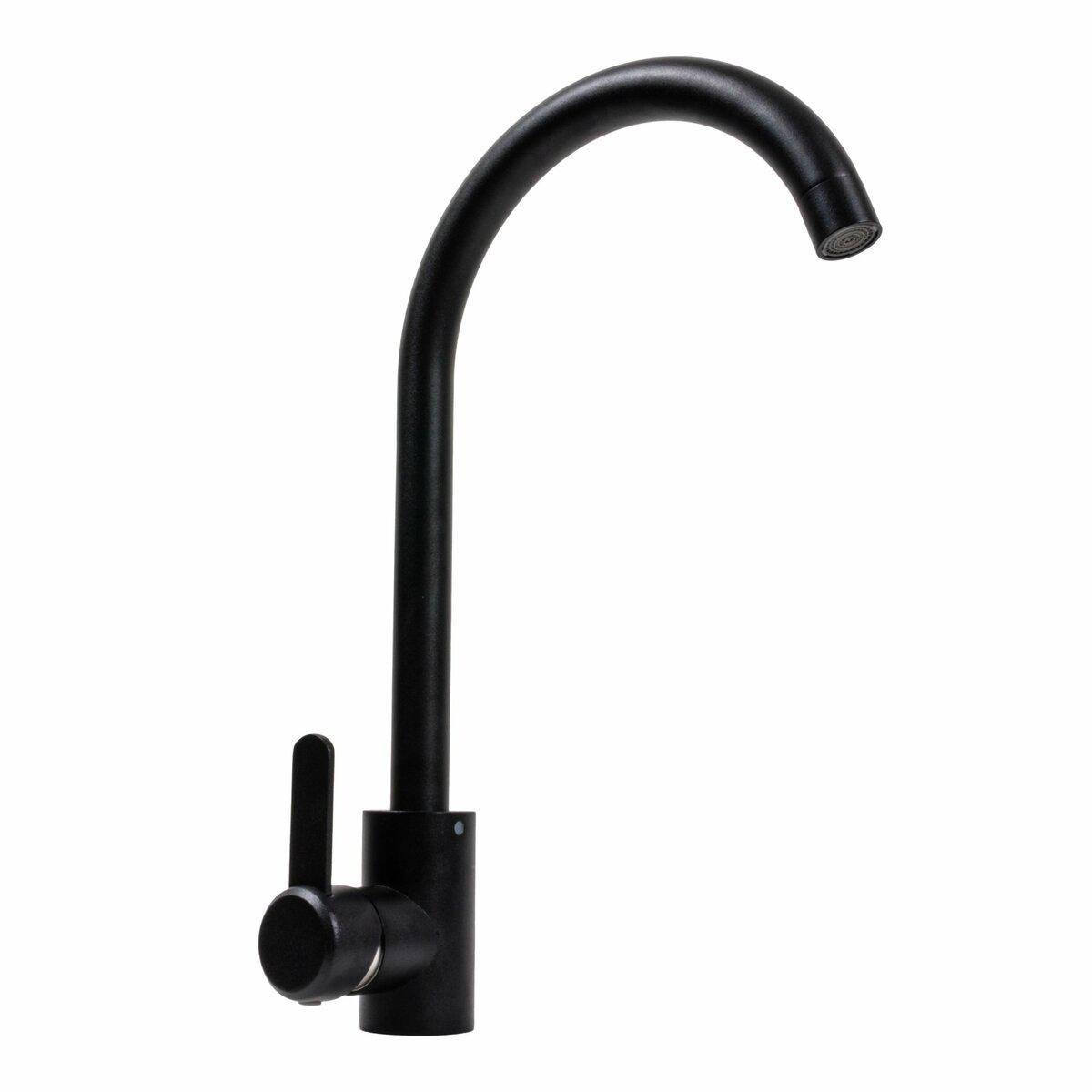 Смеситель кухонный Platinum 7990 NEST Черный матовый (PLTM-SP000039108)