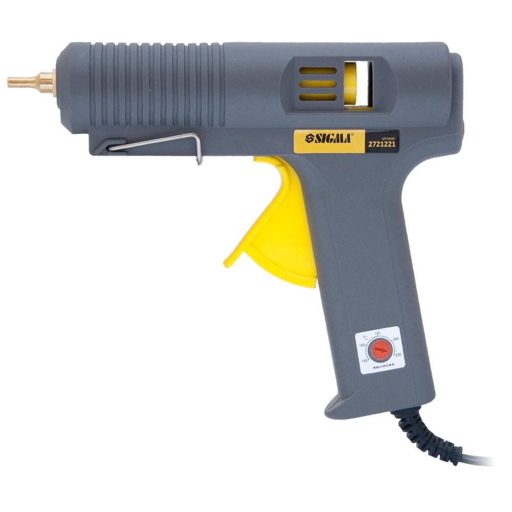 Пістолет клейовий з регулюванням температури Sigma 2721221 140-220°C Ø 11,2 мм 500 Вт (2721221)