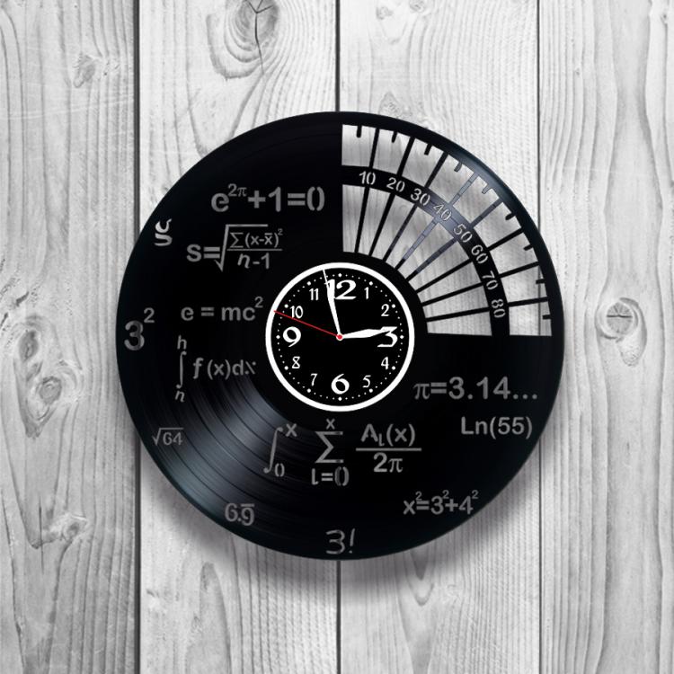 Часы настенные Лофт-винтаж 0161 из виниловой пластинки