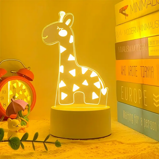 Ночник в форме 3D жирафа от USB с выключателем SY3DA Ночник в форме 3D жирафа от USB с выключателем SY3DA