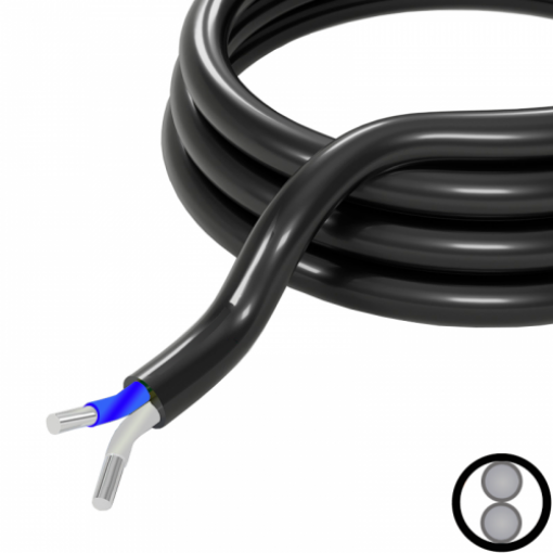 Кабель Інтерелектро АВВГ 2/10 (00180) - фото 2