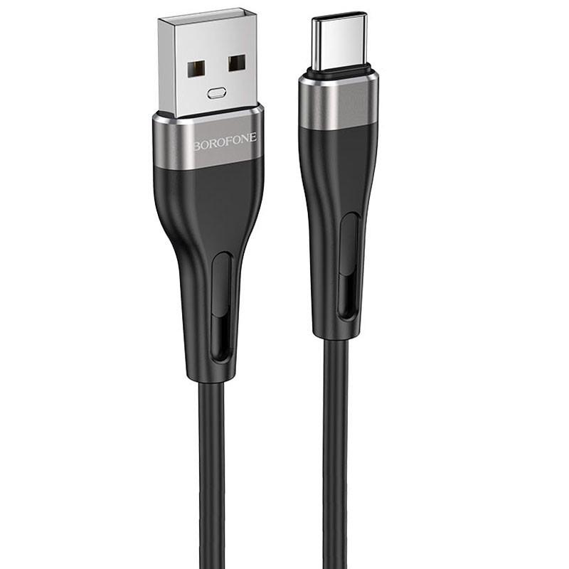 Дата кабель Borofone BX46 Rush USB to Type-C 1 м Black