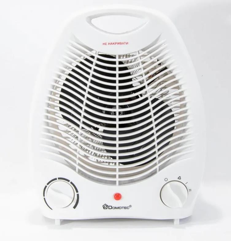 Тепловентилятор Domotec MS 5901 2000 Вт з терморегулятором Білий - фото 2