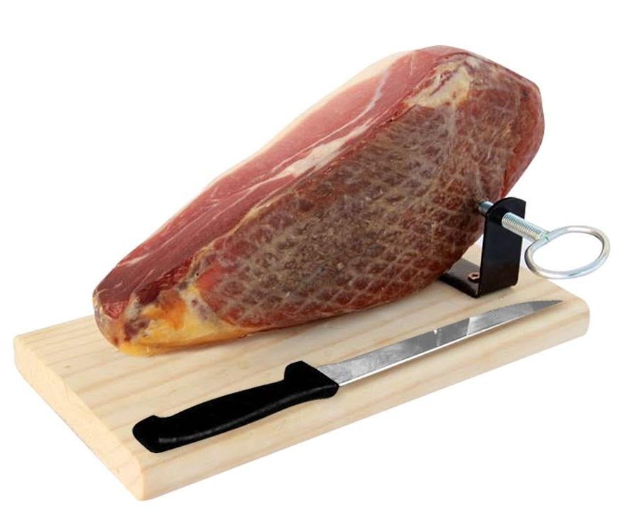 Хамон міні Argal Mini Jamon Serrano з підставкою та ножем 1 кг Хамон міні Argal Mini Jamon Serrano з підставкою та ножем 1 кг