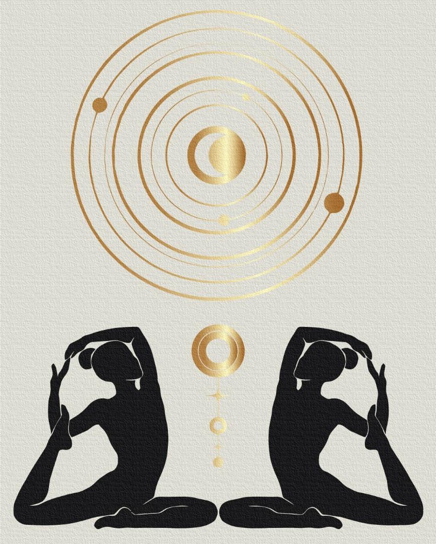 Картина по номерам Brushme BS53678 Искусство гармонии №3 40x50 см (1851080451)