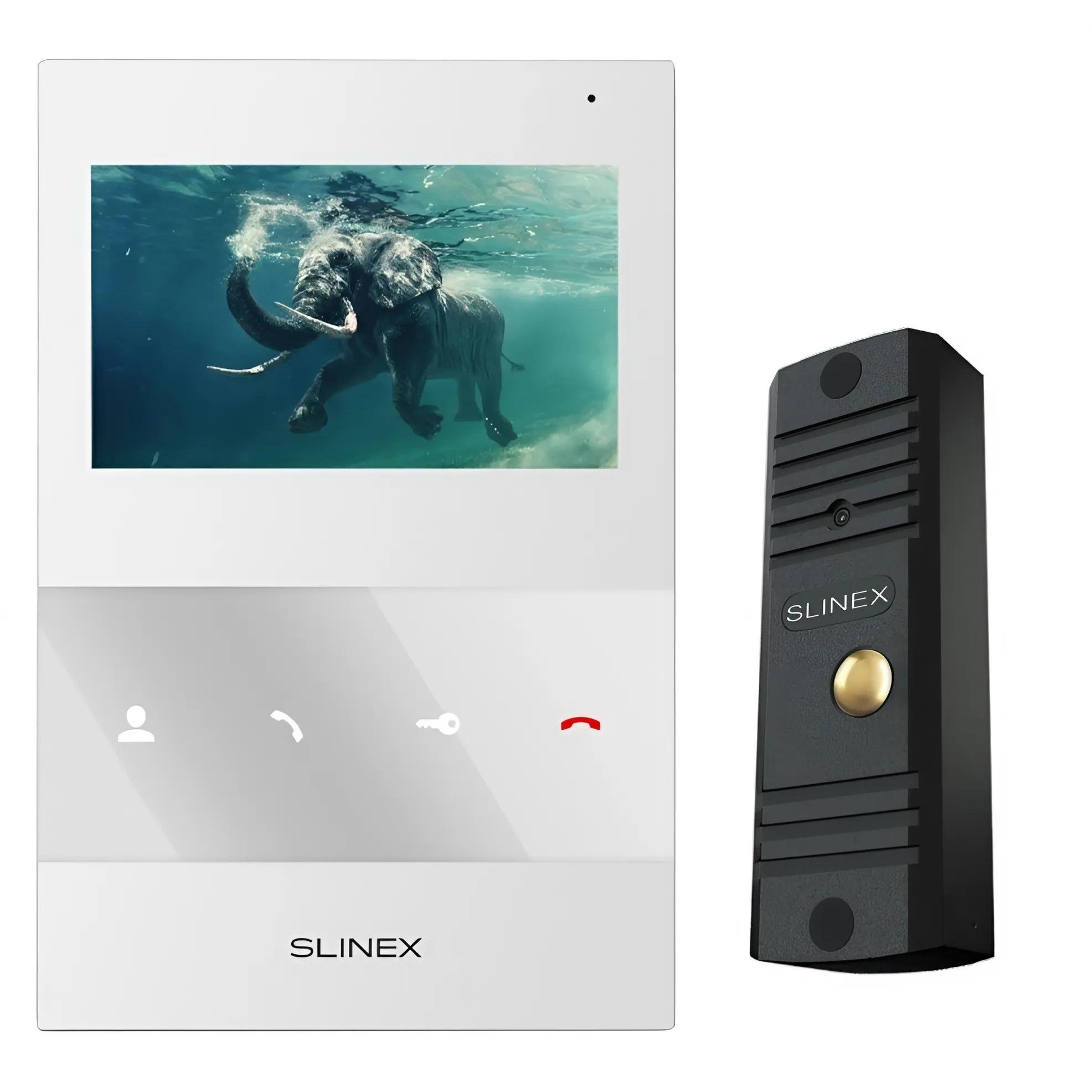 Комплект домофонный Slinex ML-16HR SQ-04M HD 16:9 480x272 Черный/Белый (621538)