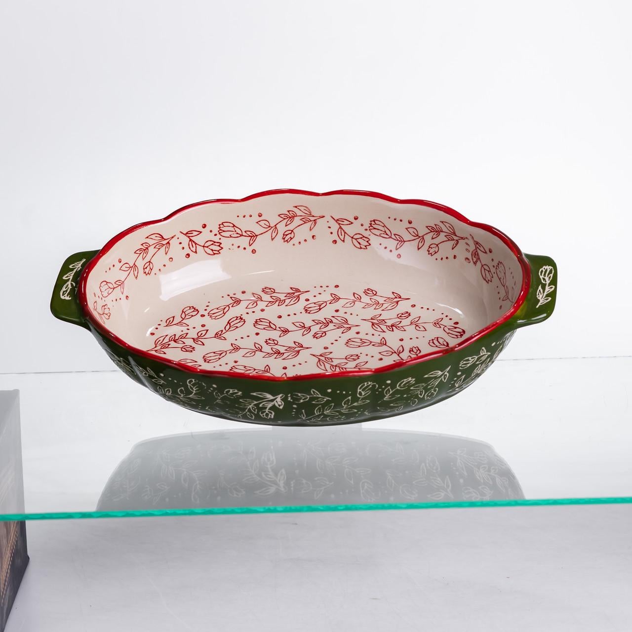 Форма для запекания Vintage 30х18х5 см Зеленый (HM05-02)