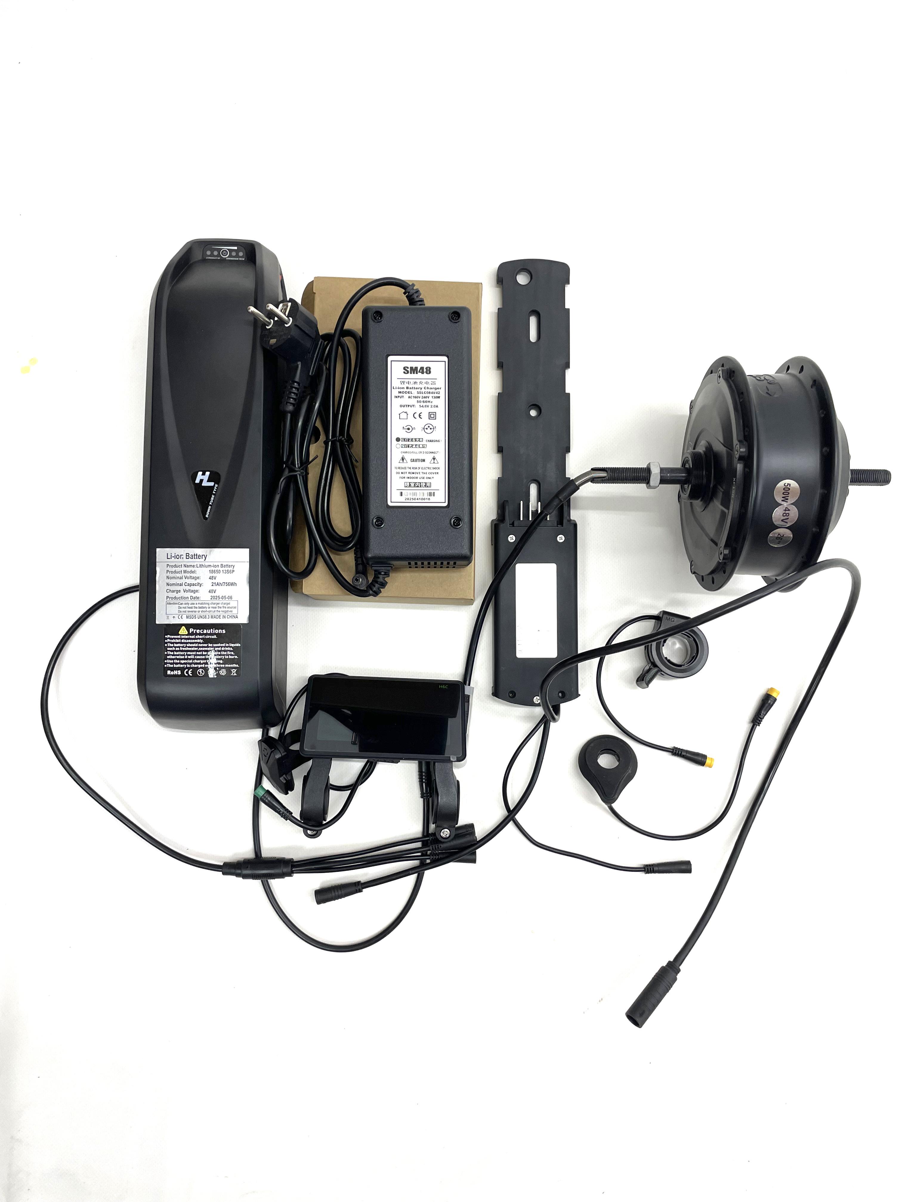 Набор для электровелосипеда MXUS PASS-система LED-дисплей 500W 48V 21 Ah (29073291) Набор для электровелосипеда MXUS PASS-система LED-дисплей 500W 48V 21 Ah (29073291)