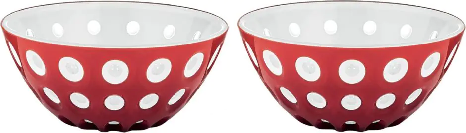 Набор салатников Guzzini Le Murrine акрил 12 см 2 шт. Красно-белый (173-135-279412147)
