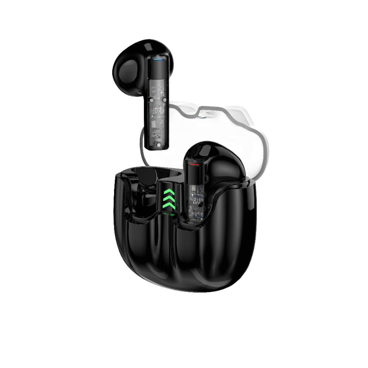 Наушники беспроводные Bluetooth Charome A20 EXPLORE BT5.3 220 mAh Black (602057)