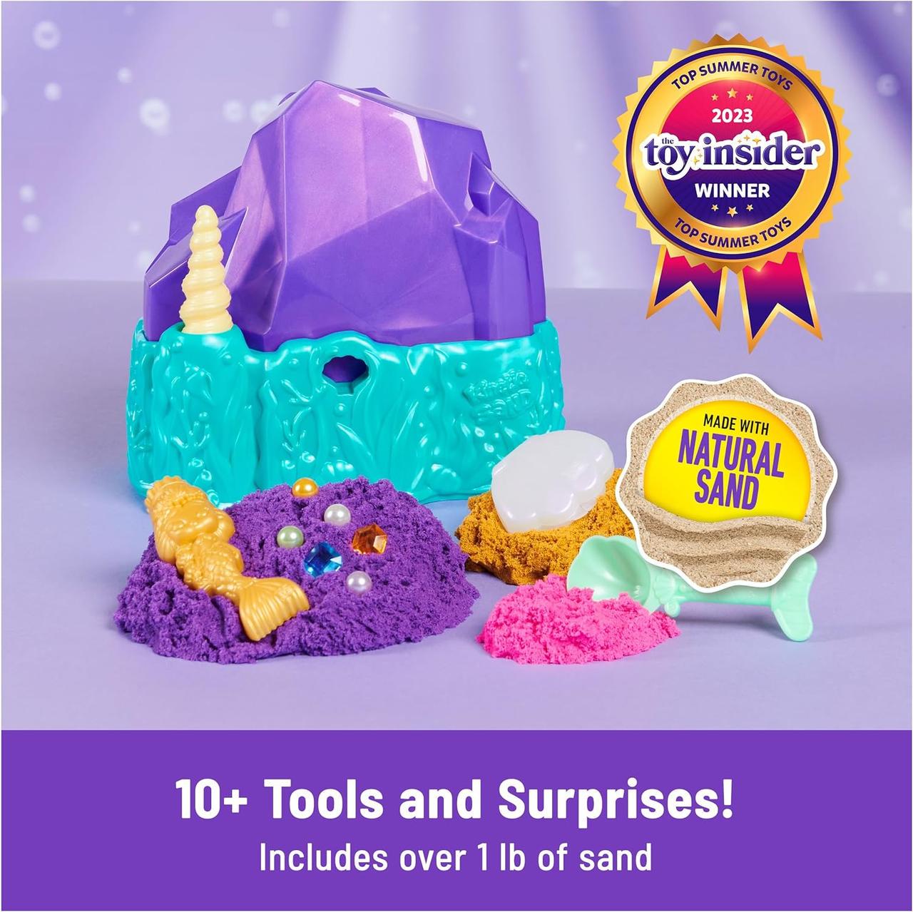 Кінетичний пісок Kinetic Sand Mermaid Crystal Playset (2053486850) - фото 2