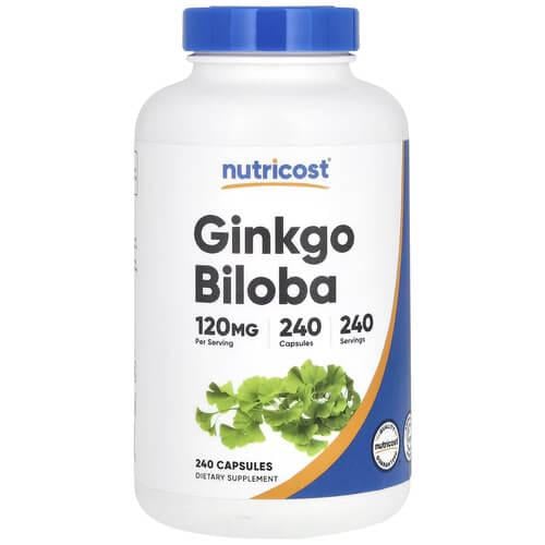 Гинкго Билоба Nutricost Ginkgo Biloba 120 мг 240 капс. (NCS-67923)
