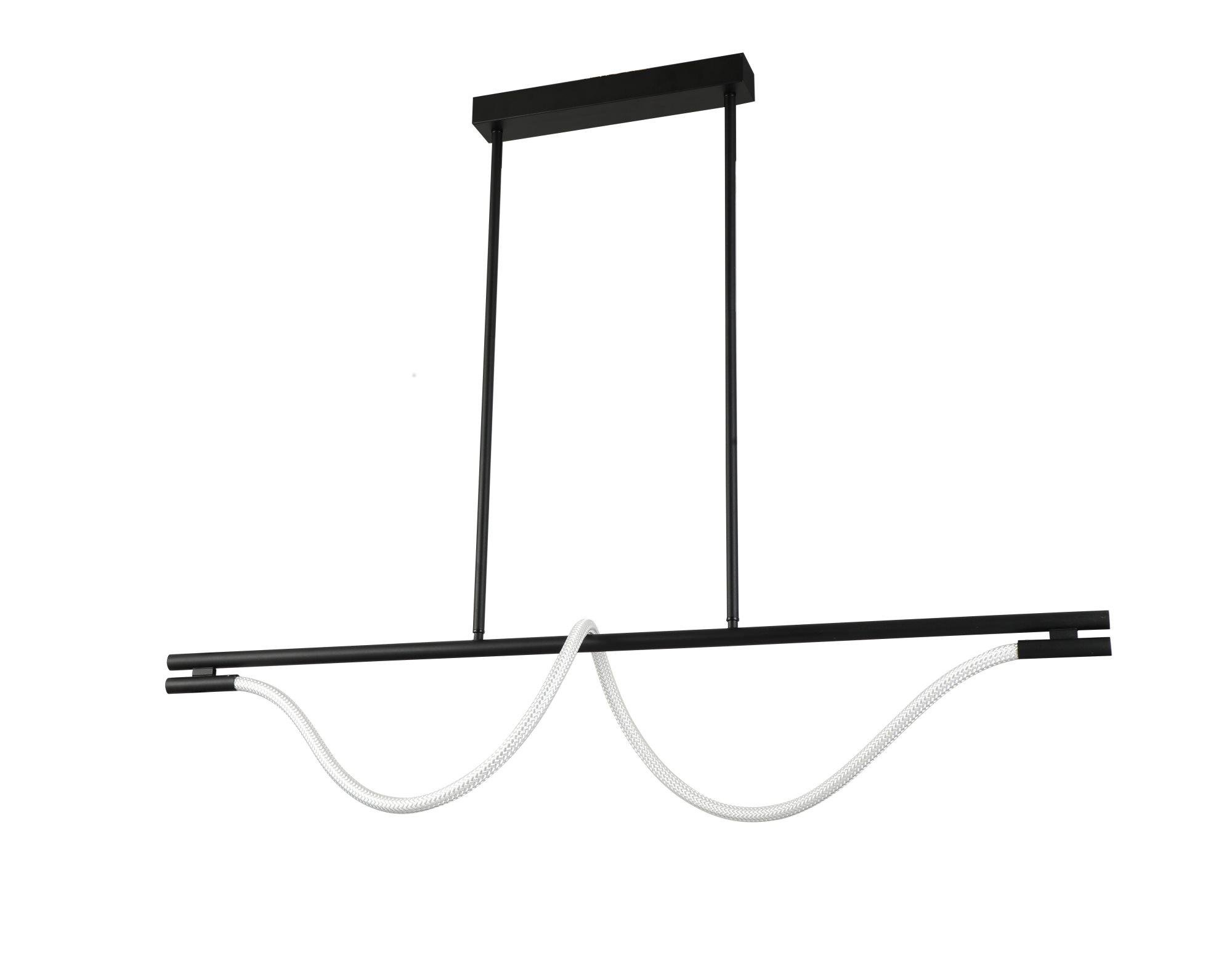 Светильник подвесной светодиодный G 2914/1000 74W Черный (000045634)