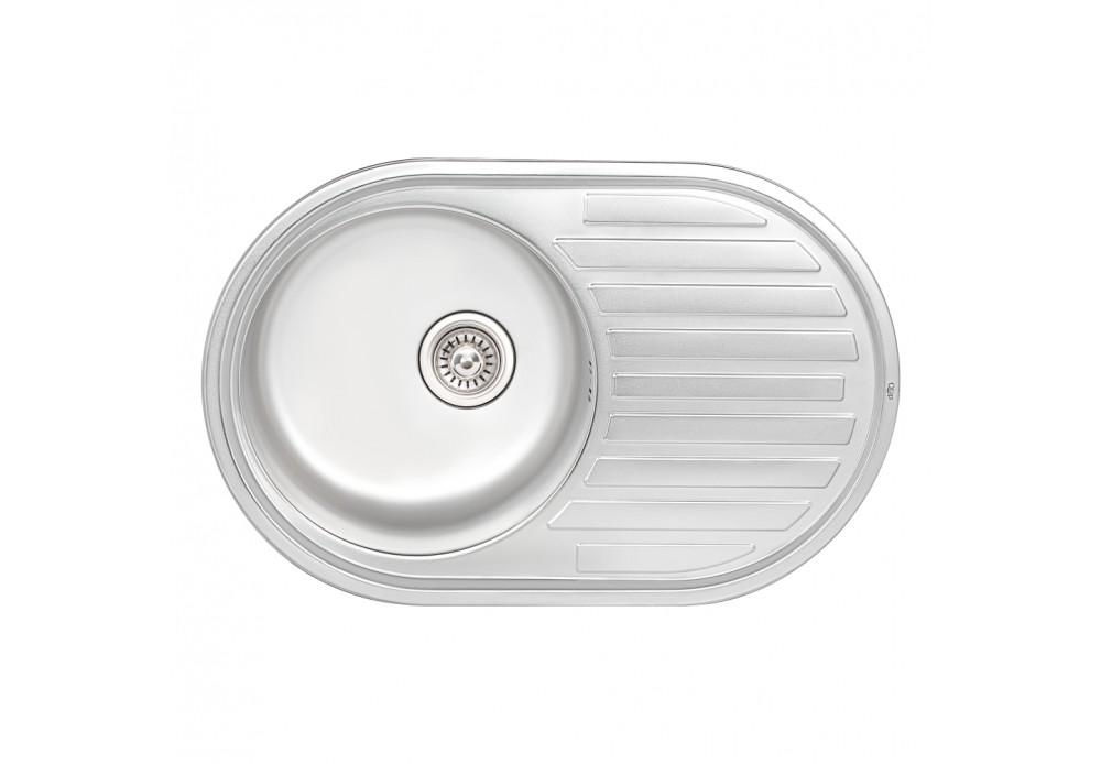 Кухонная мойка Q-tap 7750 0,8 мм Satin (QT7750SAT08)