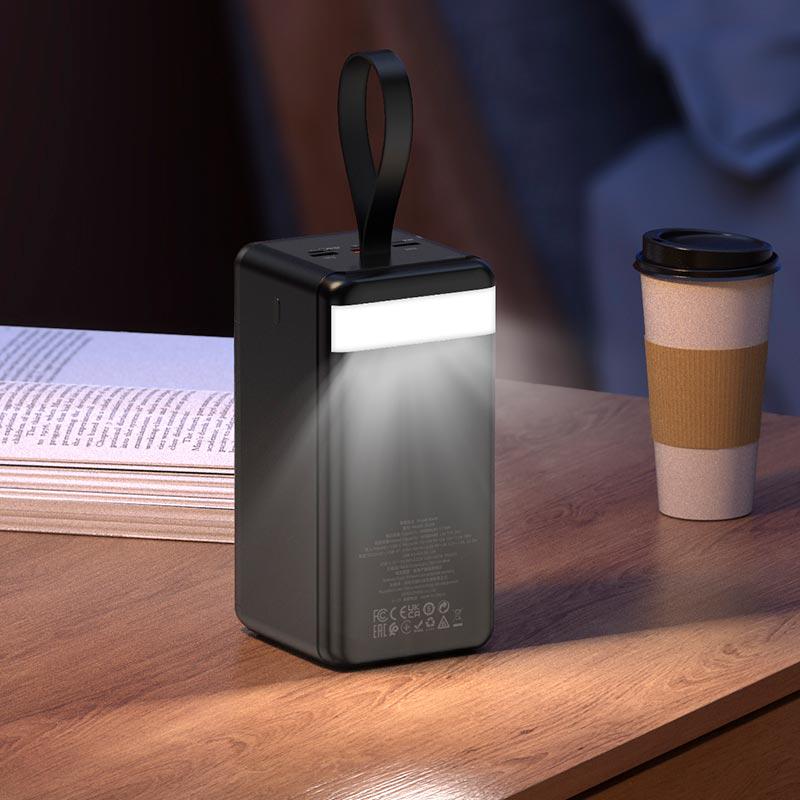 Павербанк Hoco J123D 90000 mAh 2USB/Type-C/Lightning/QC PD 22,5W 3 A Черный (601629) - фото 6 Павербанк Hoco J123D 90000 mAh 2USB/Type-C/Lightning/QC PD 22,5W 3 A Черный (601629) - фото 6