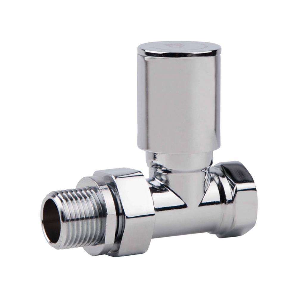 Кран радиаторный прямой SD Forte 1/2" Хром (SF235W15)