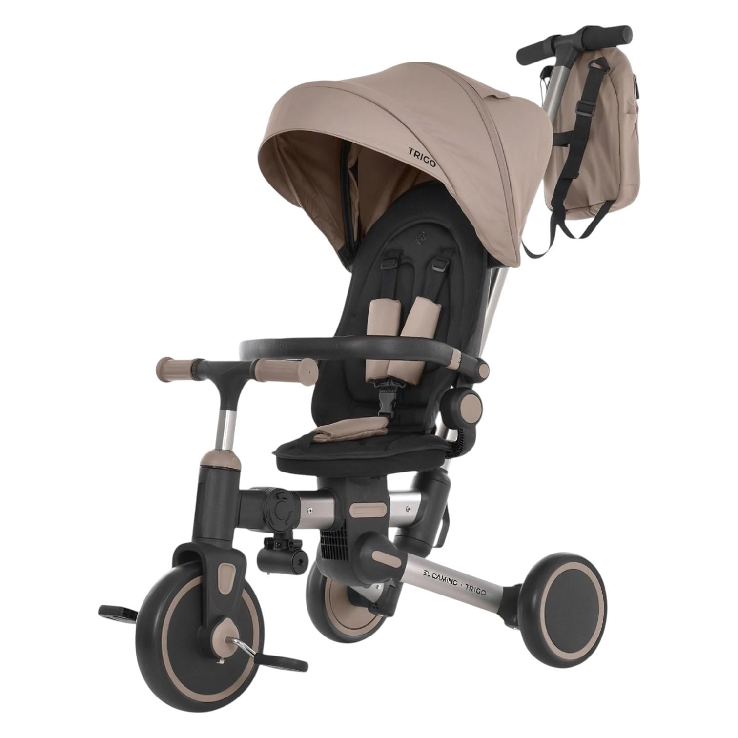 Детский велосипед трехколесный El Camino ME 1226 с поворотным сиденьем Taupe Beige (34197524)