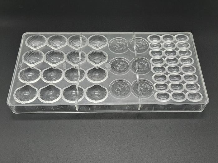 Форма для шоколадных конфет и шоколада поликарбонатная 27,5х13,5 см (650648830)