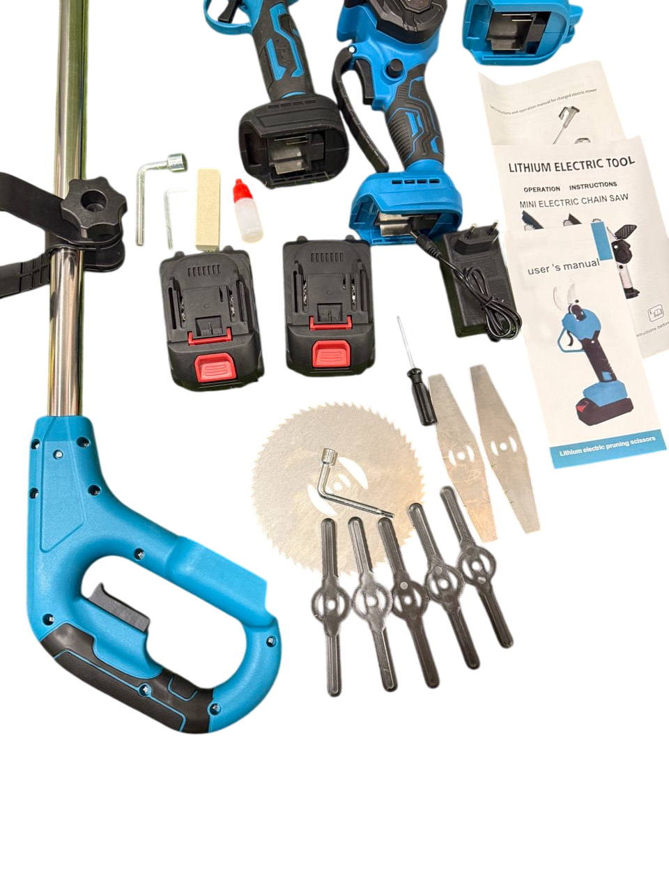 Набір акумуляторний Krafftec 48 V Секатор/Пила/Коса/Повітродувка/Подовжувач/Кущоріз (30069949) - фото 14