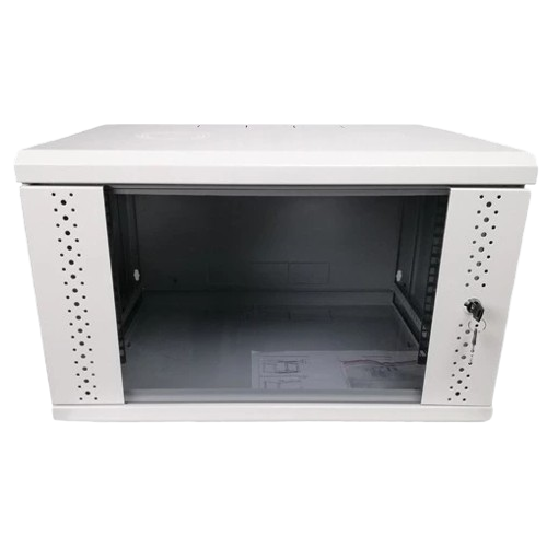 Шкаф коммутационный разборный со стеклом EServer 6U настенный 6U до 50 кг 600х350х370 мм Серый (d2608c6a)