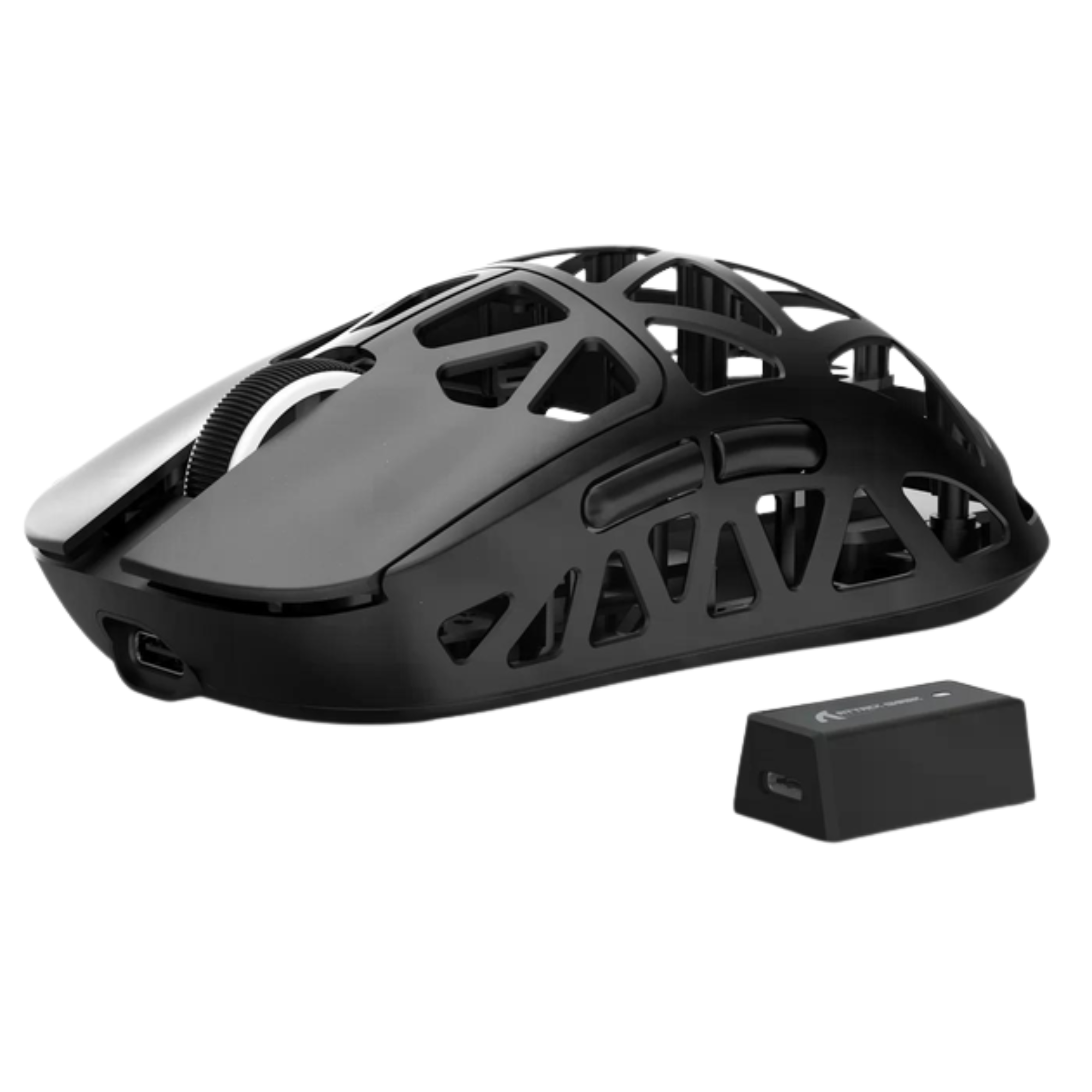 Мышь беспроводная из магния attack shark R2 PixArt PAW3950 8K 42000DPI Black (29614133)