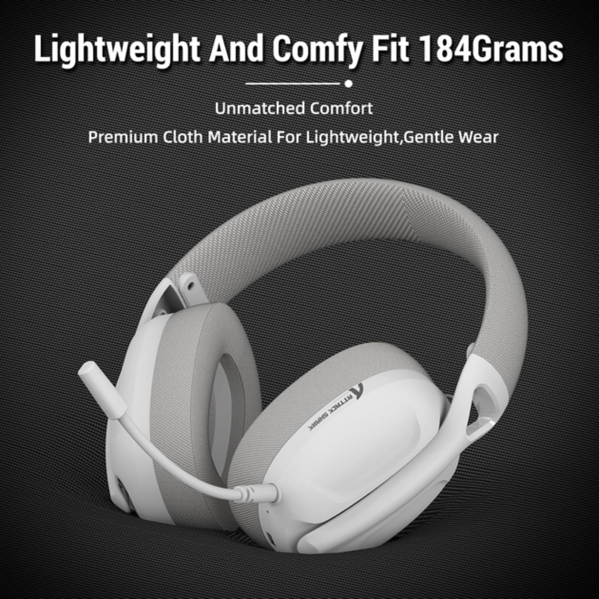 Гарнитура беспроводная Attack Shark Bluetooth/2,4G L80 White (25860537) - фото 6 Гарнитура беспроводная Attack Shark Bluetooth/2,4G L80 White (25860537) - фото 6