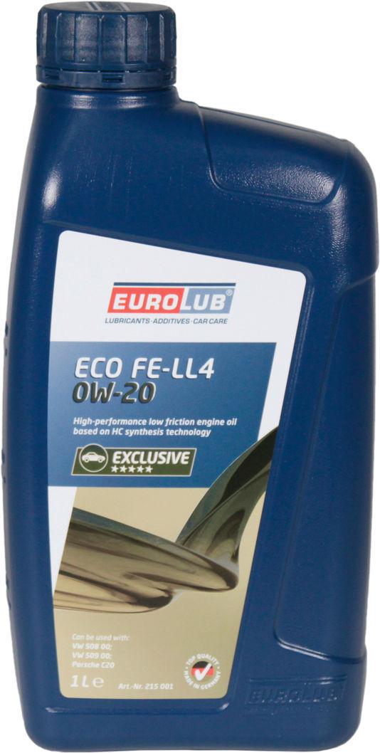 Моторное масло Eurolub Eco Fe-ll4 215001 бензин/дизель 0W-20 1 л (1400999)