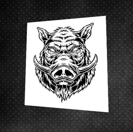 Трафарет DFA для декору Тварини Кабан для штукатурки та фарби 0,3-1 мм (J00013)