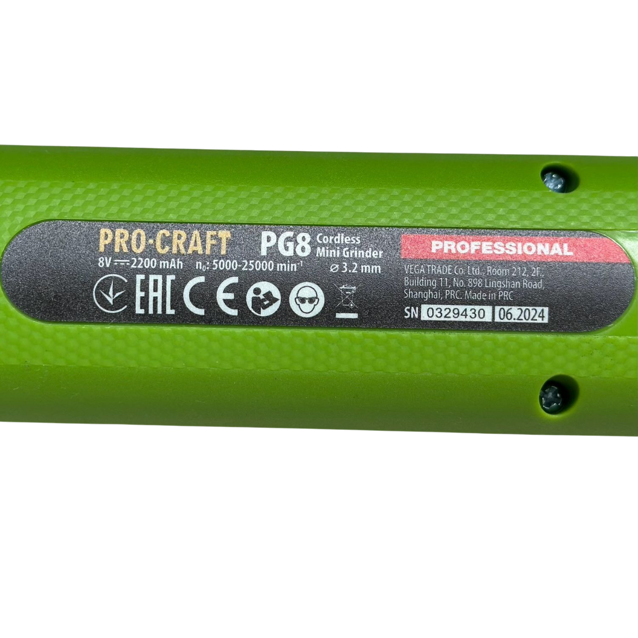 Гравірувальна машина ProCraft PG8 8 В акумуляторна бездротова (030081) - фото 4 Гравірувальна машина ProCraft PG8 8 В акумуляторна бездротова (030081) - фото 4