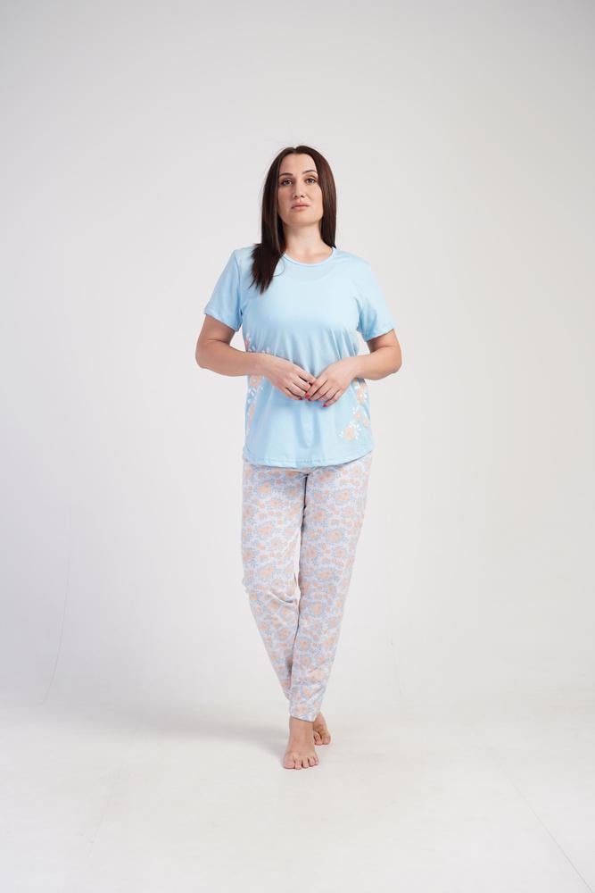 Піжама Vienetta 311165x50 жіноча XL Синій - фото 2 Піжама Vienetta 311165x50 жіноча XL Синій - фото 2
