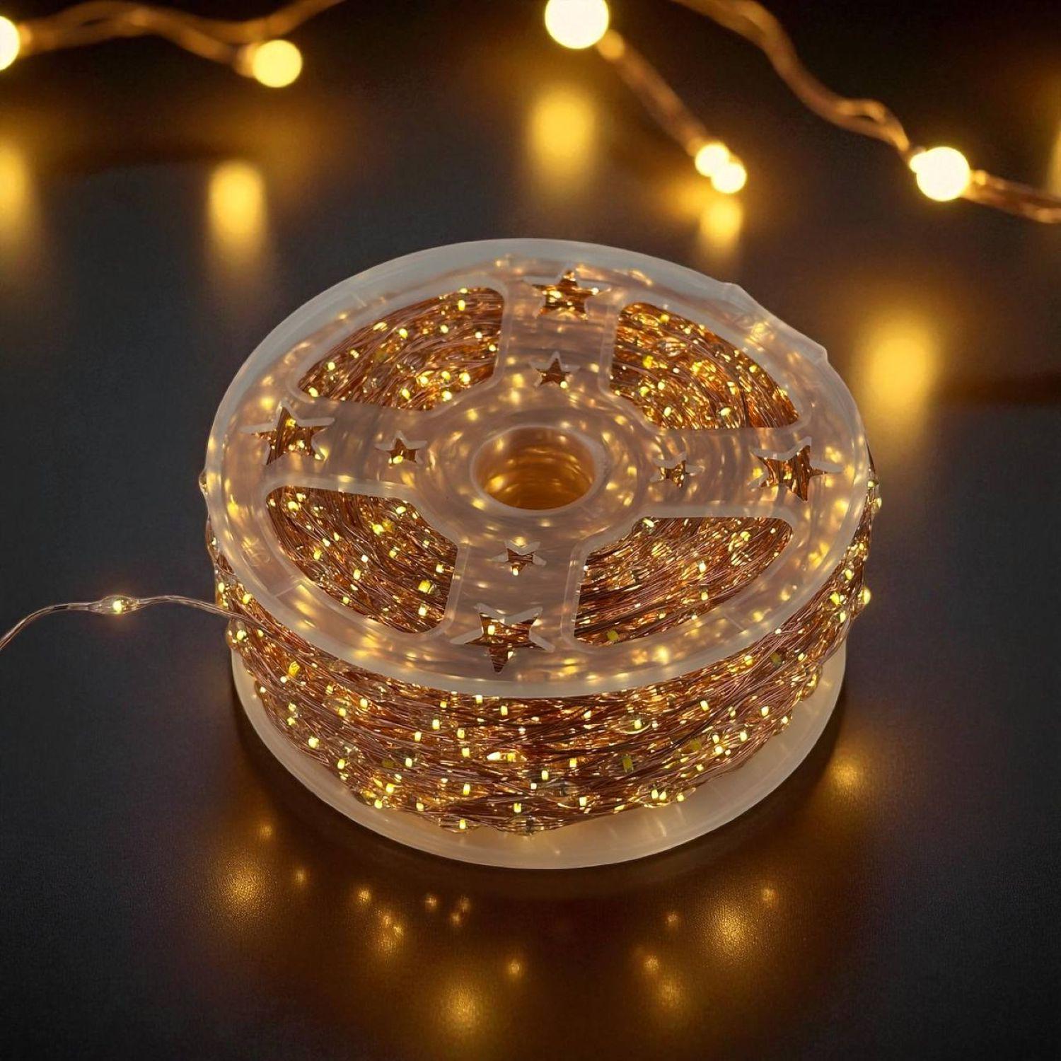 Гирлянда новогодняя Капля росы 3000LED 150 м теплый белый