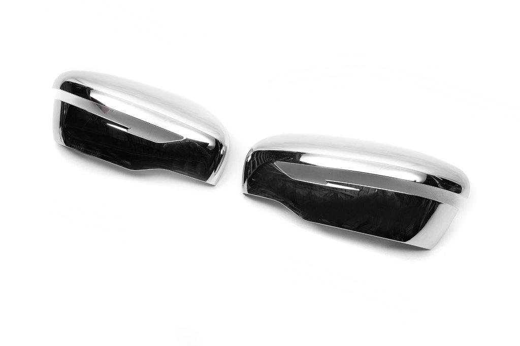 Накладки на зеркала Хром Omsa Line для Nissan Qashqai 2014-2021 гг. abs-пластик Хром