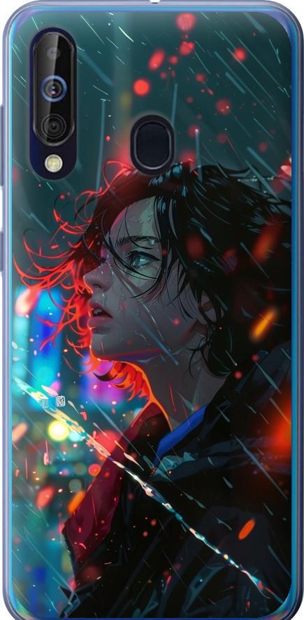 Чехол на Samsung Galaxy A60 2019 A606F Ночные огни (6096u-1699-42517)