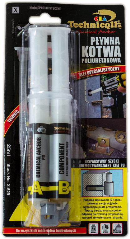 Клей поліуретановий Technicqll хімічний анкер 25 мл (000034095) Клей поліуретановий Technicqll хімічний анкер 25 мл (000034095)
