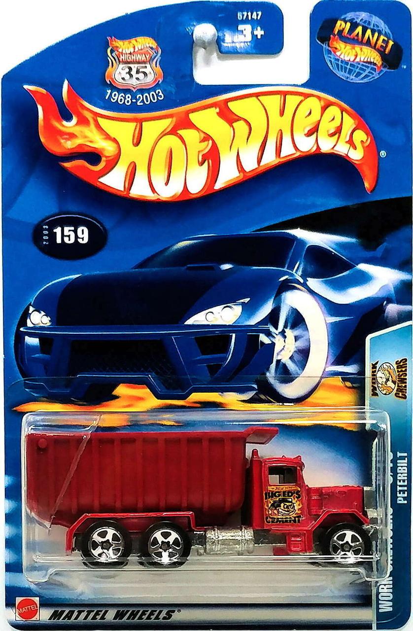 Игрушечная машинка Hot Wheels Peterbilt Dump Truck 2003 Work Crewsers №159 (57147)