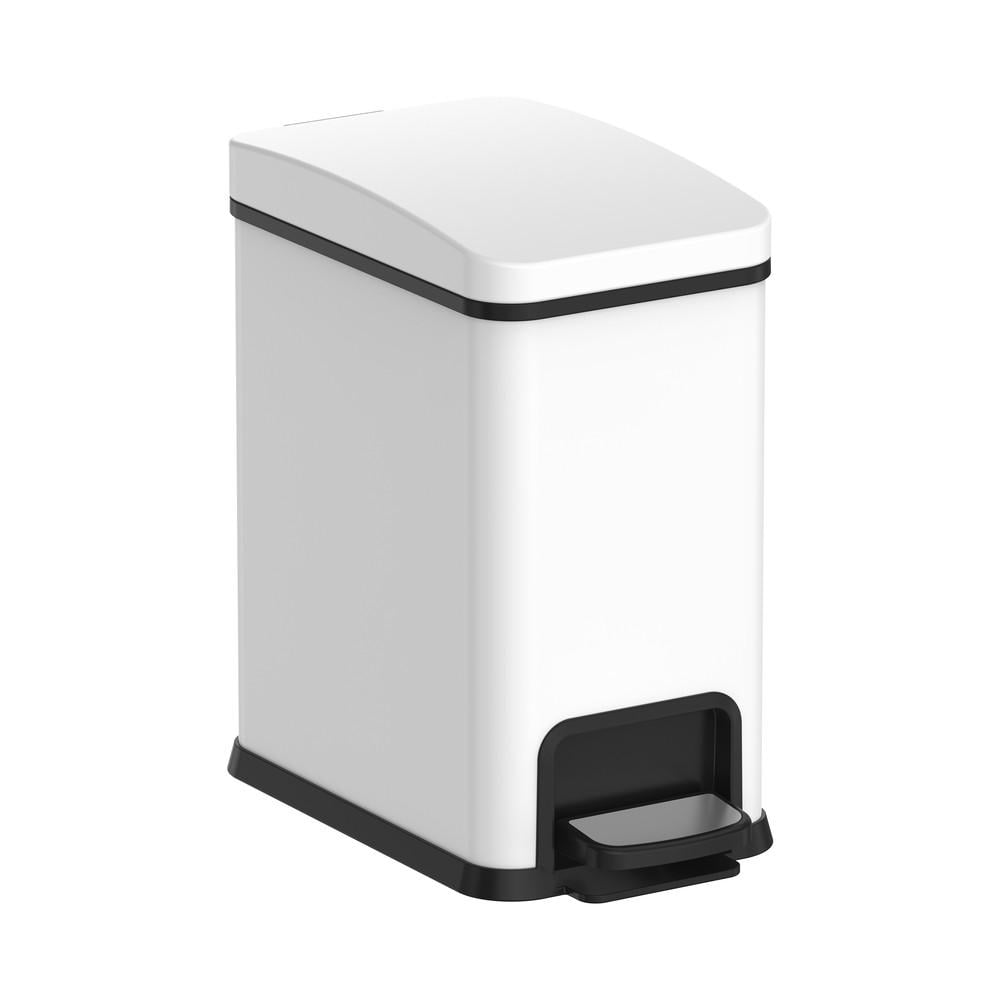 Відро для сміття прямокутне KOER TC-010108-08 з плавним закриванням 8 л Білий (KR5592) - фото 3 Відро для сміття прямокутне KOER TC-010108-08 з плавним закриванням 8 л Білий (KR5592) - фото 3