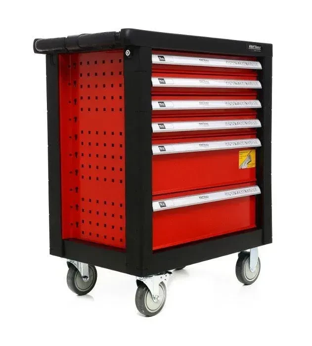 Шкаф тележка с набором инструментов Kraft&Dele KD361 инструментальная 263 шт. (1256)