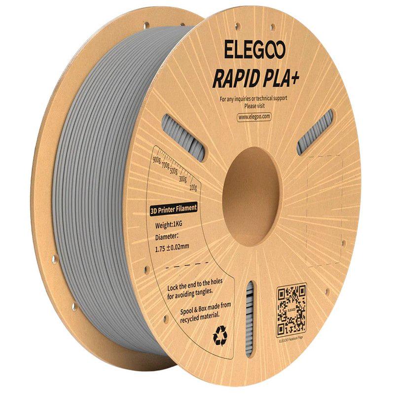 Філамент ELEGOO RAPID PLA+ 1 кг Сірий