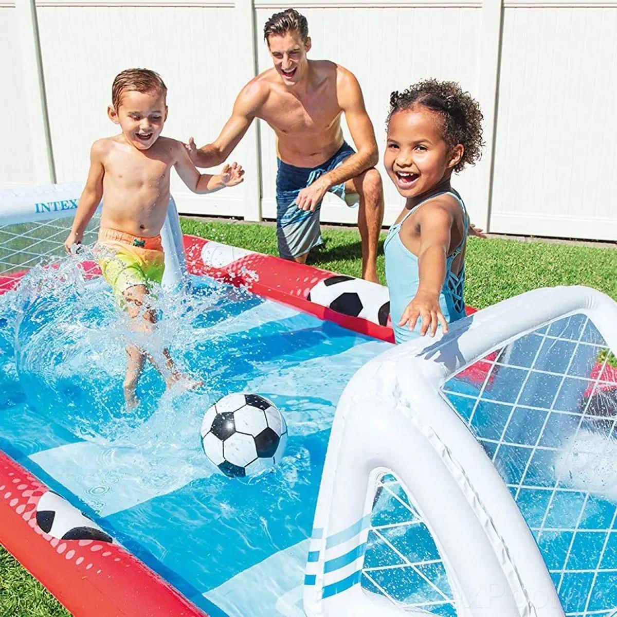 Игровой комплекс Надувной Intex Спортивный центр 325х267 см (57147) - фото 3 Игровой комплекс Надувной Intex Спортивный центр 325х267 см (57147) - фото 3